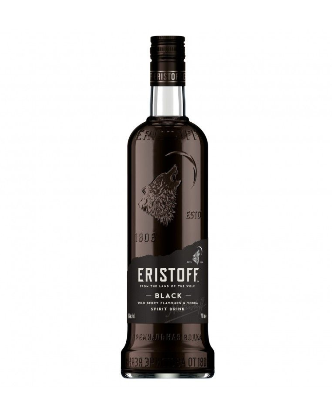 Vodka Eristoff Black Spirit Drink