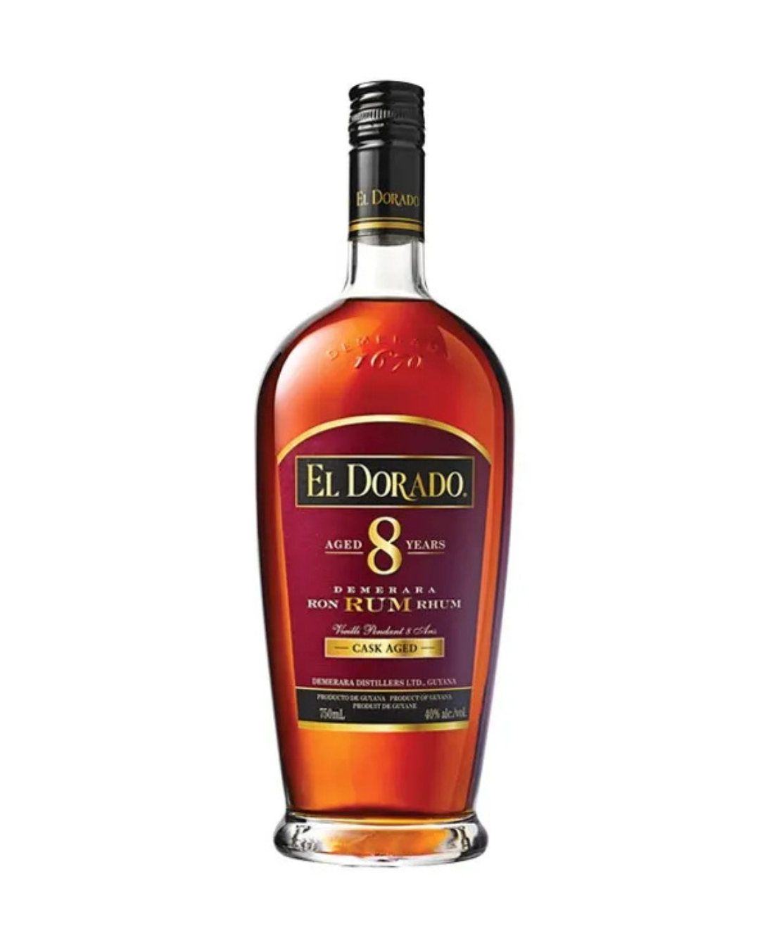 Rum El Dorado 8 Anos Guiana