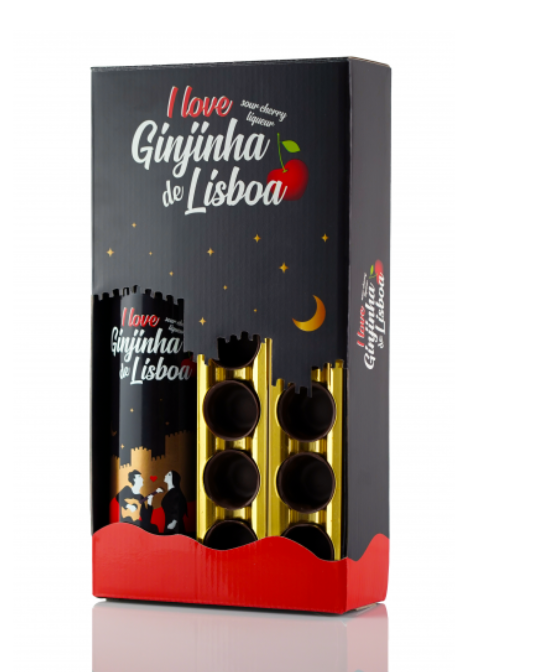 Ginjinha de Lisboa C/12 Copos Chocolate