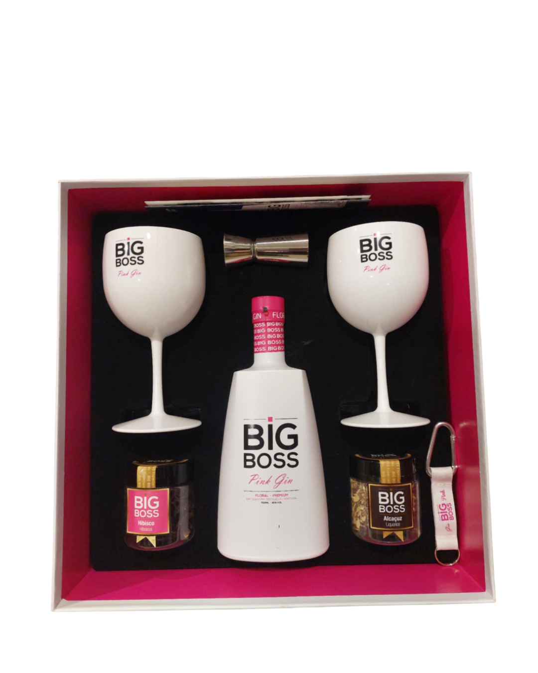 Estojo Gin Big Boss Pink Floral Premium