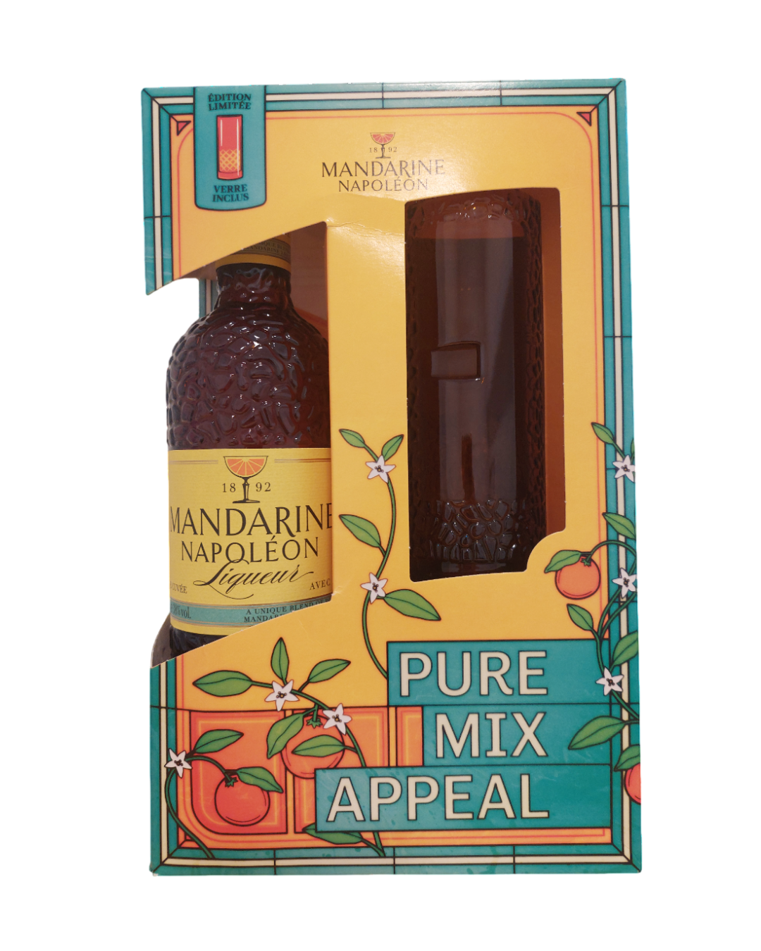 Mandarine Napoléon Grand Cuvée Liqueur with Glass