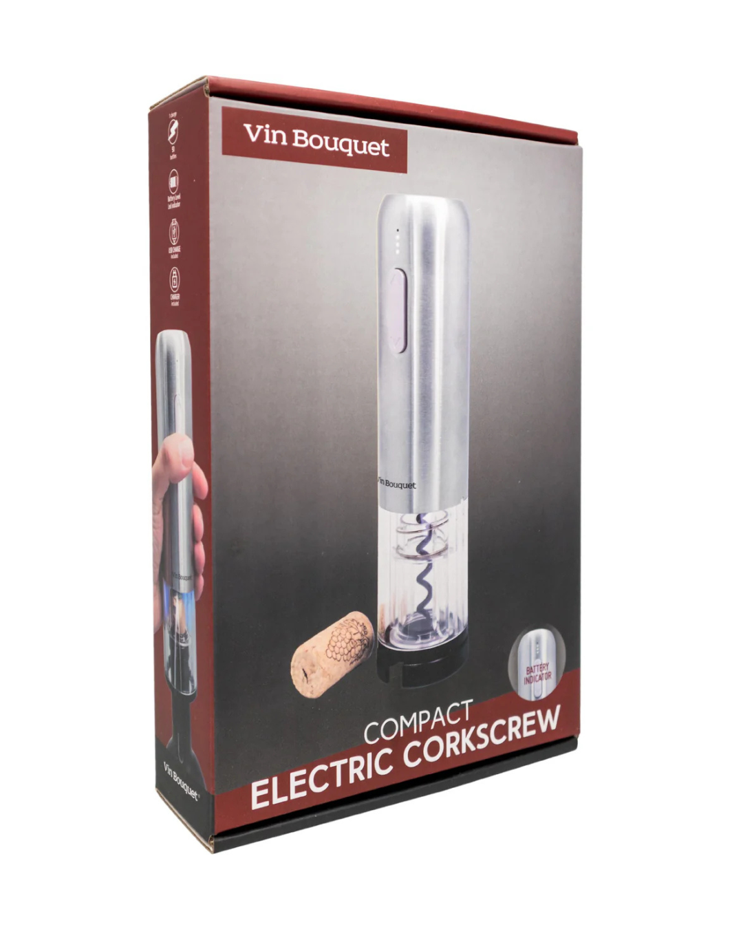 Electric Corkscrew for Automatic Opening