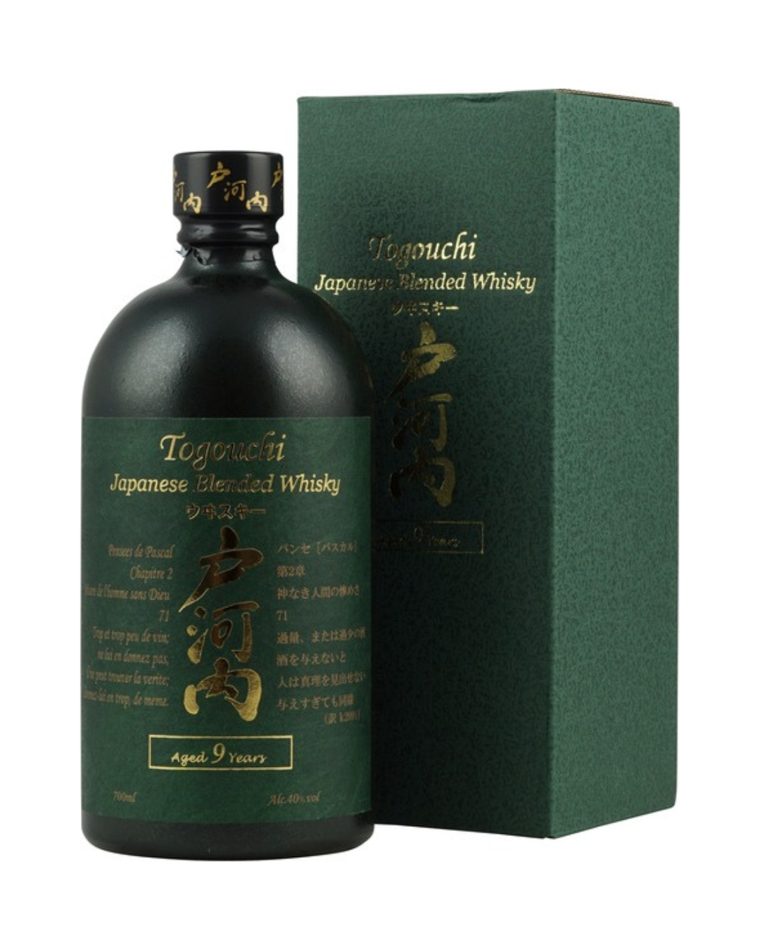 Whisky Togouchi Japanese 9 Anos
