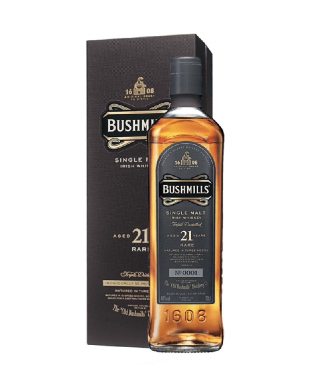 Whisky Bushmills Single Malt 21 Anos
