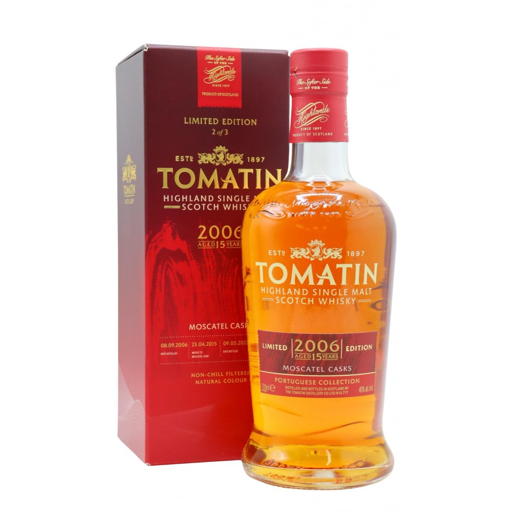 Whisky Tomatin 15 Anos Moscatel Casks